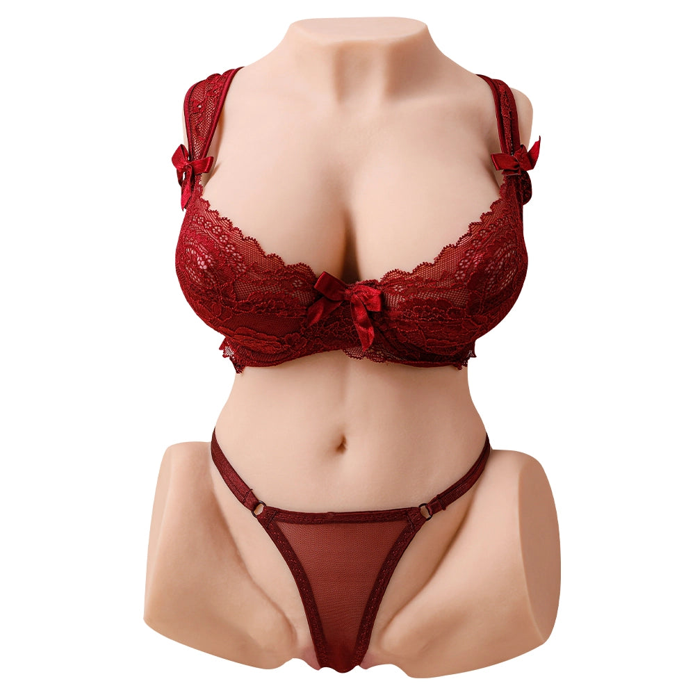 XE30-16.0lb Big Boobs Mini Sex Doll Torso Realistic Vagina Sexy Ass For Man