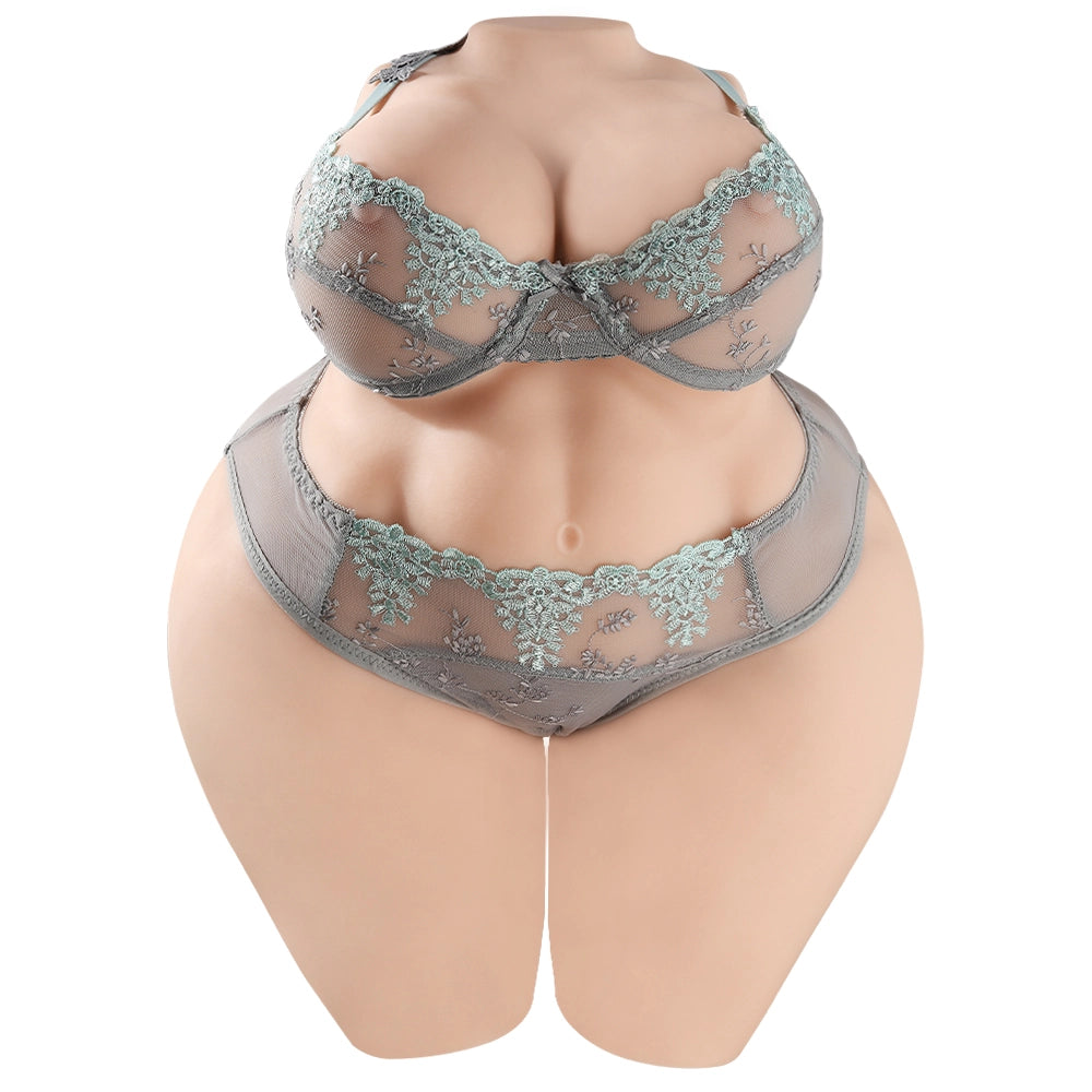 XE01-25.35lb TPE Adult Sex Toy Thick Legs Big Curve Juicy Ass BBW Sex Doll Torso