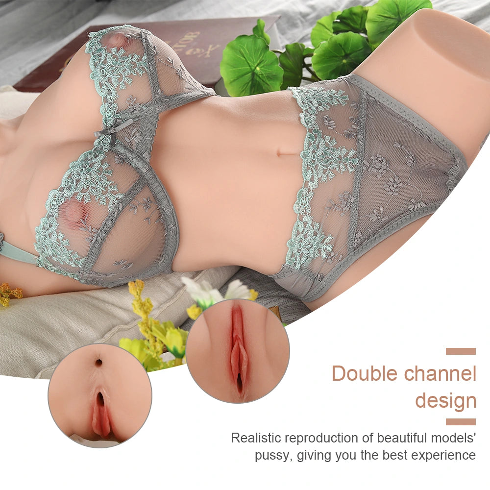 XE32-7.1lb Big Boobs Curvy Body Sexy Ass Mini Sex Doll Torso Male Maturbator