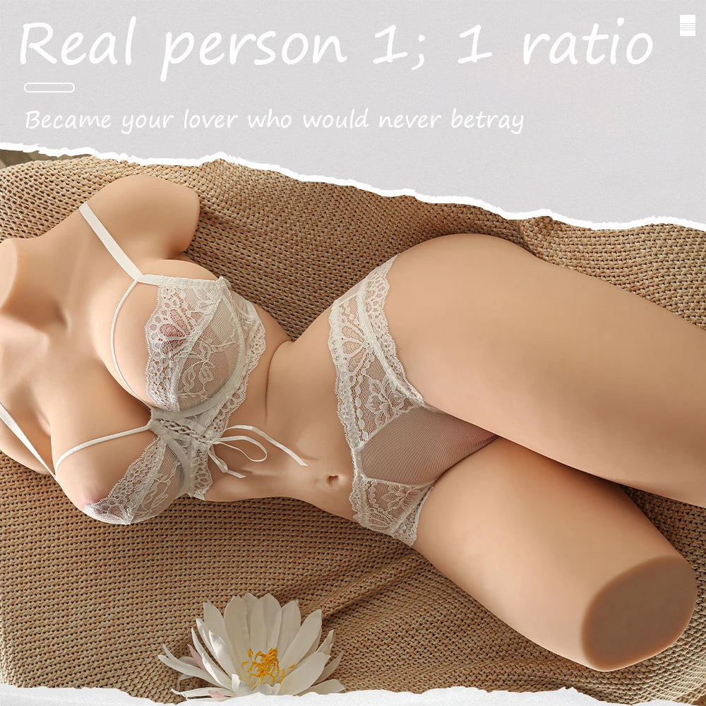 XE07-57.3lb Luxury Realistic Life-Size Big Boobs Sex Doll Torso
