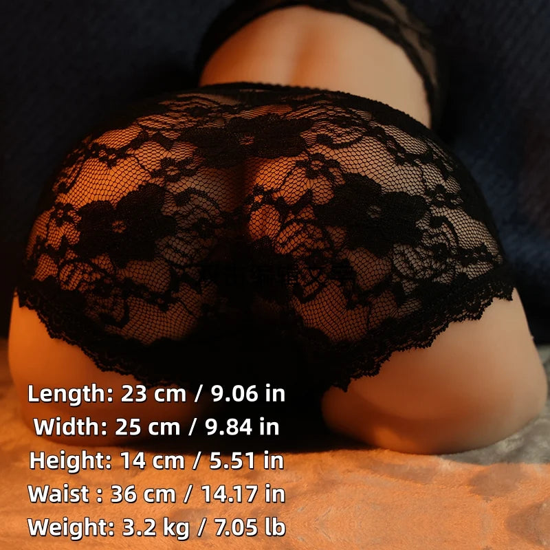 DX01-7lb Auto-Sucking High Quality Realistic  BBW Chubby Big Ass Sex Dolls Torso